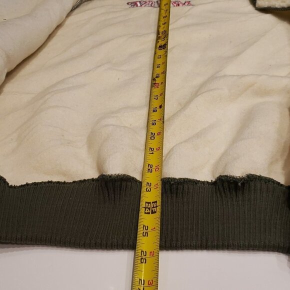 UNBRANDED Mickey Mouse Bomber Jacket Sherpa Ribbed  bottom wrists UNISEX - Picture 10 of 12